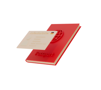 Passport und Aufenthaltstitel
